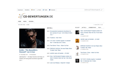 Desktop Screenshot of cd-bewertungen.de